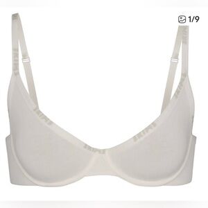 SKIMS Cotton Logo Demi Bra. Size 32DD NWOT.